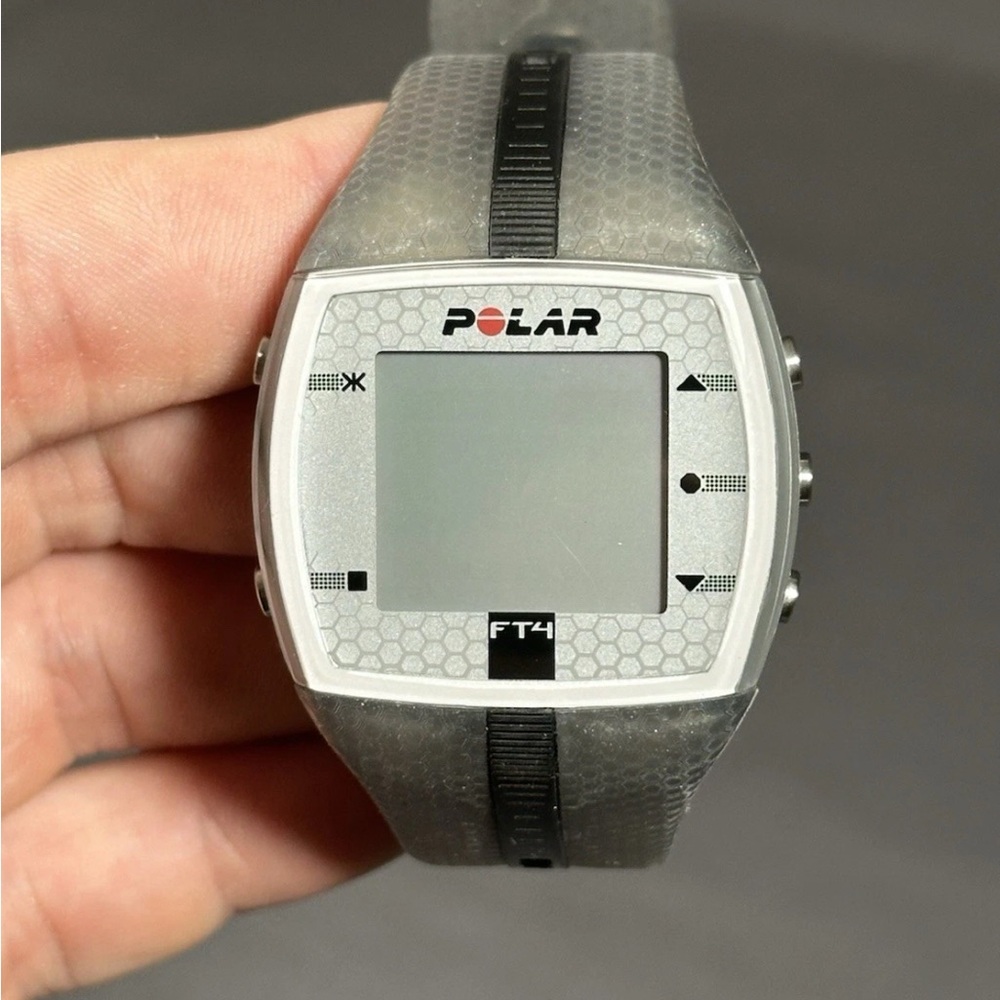Polar FT4 Digital Heart Rate Monitor Watch GRAY (Watch Only) (Needs New Battery)